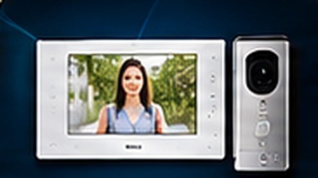 Video door phone with indoor monitor and door station